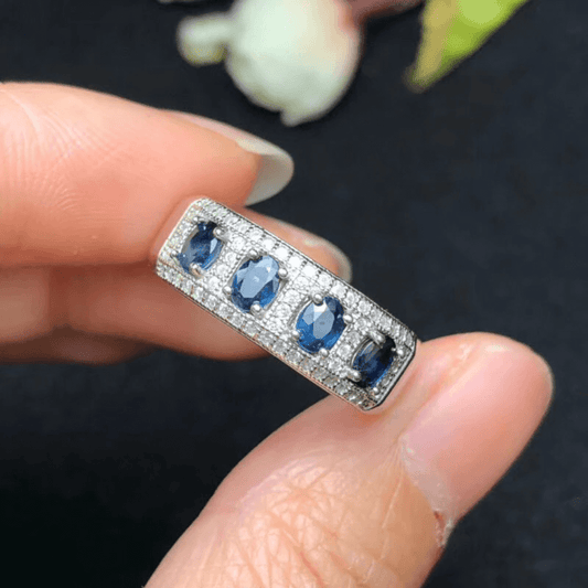 September Sapphire Birthstone Ring