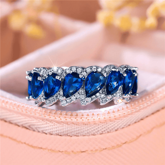 September Sapphire Birthstone Ring