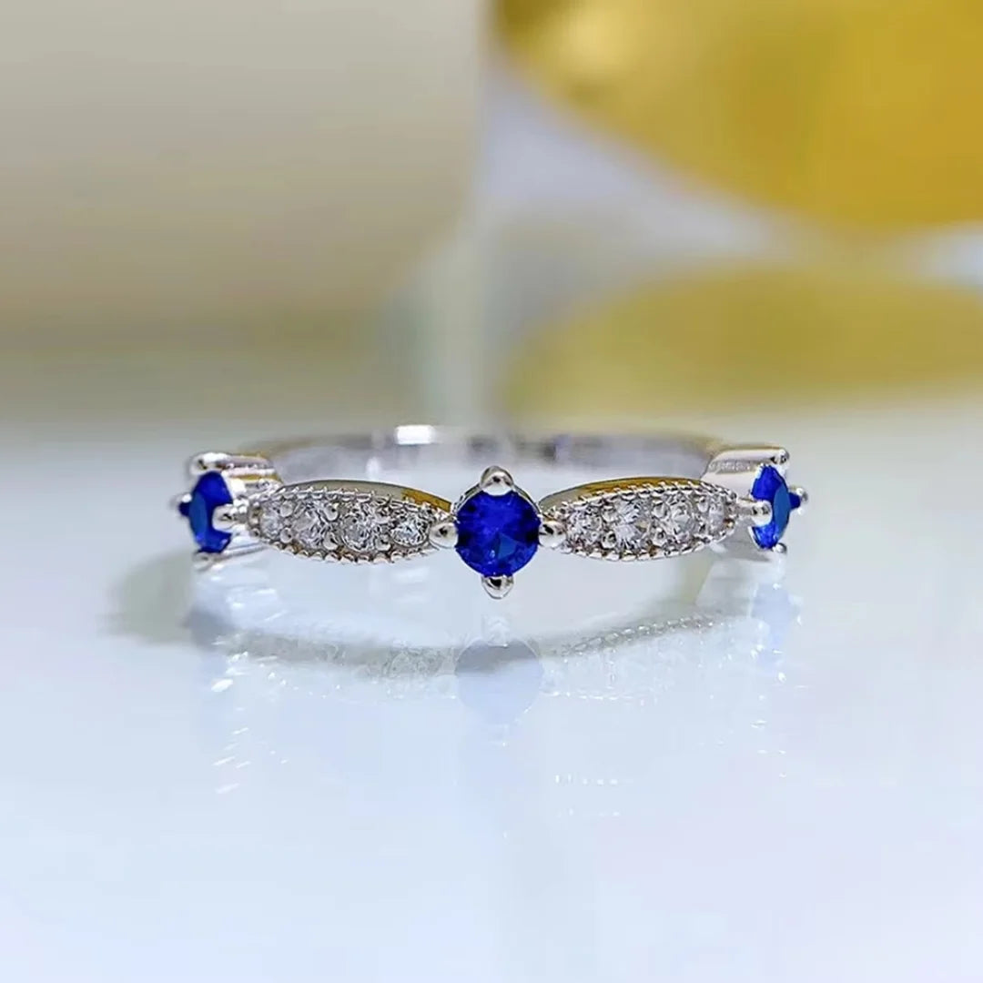 September Sapphire Birthstone Ring