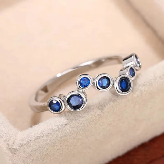 September Sapphire Birthstone Ring