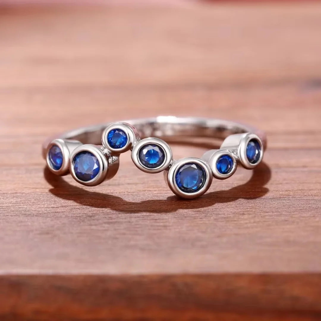 September Sapphire Birthstone Ring