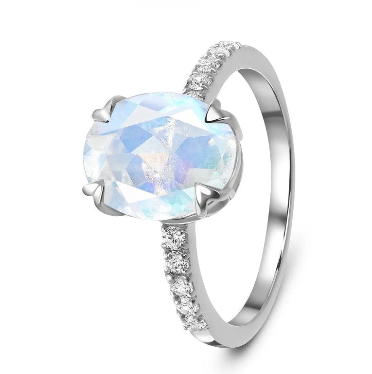 Oval Moonstone Ring