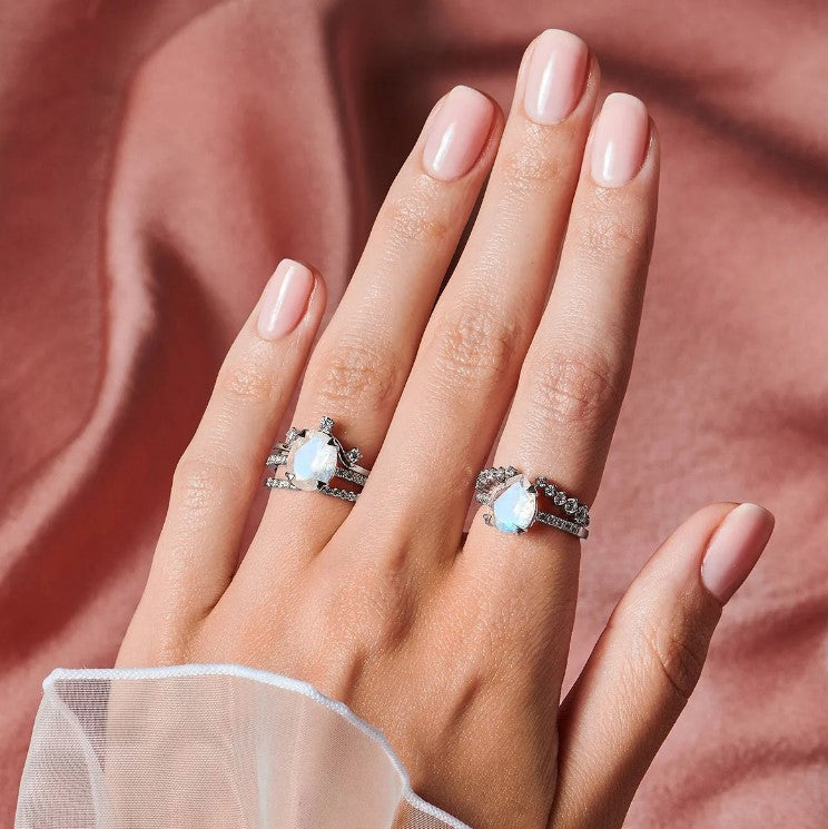 Oval Moonstone Ring