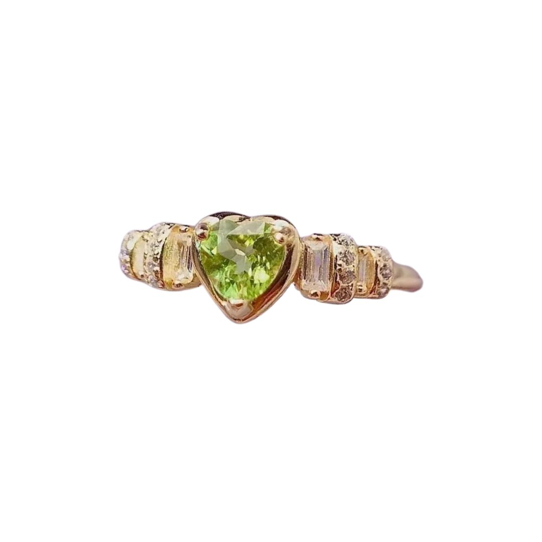 Celestial Peridot Ring