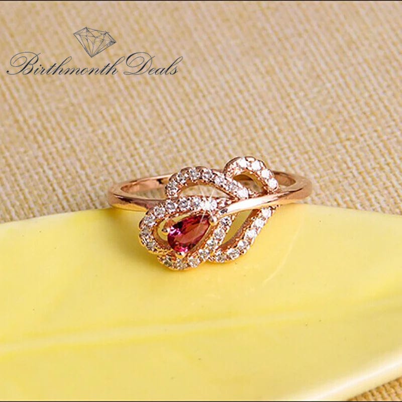 July Ruby Birthstone Ring - Birthmonth Deals