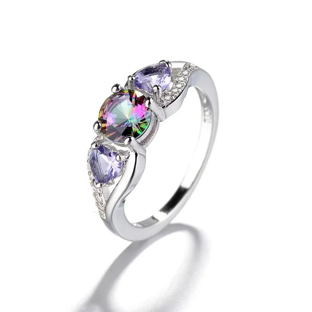 June Queen Alexandrite Birthstone Ring