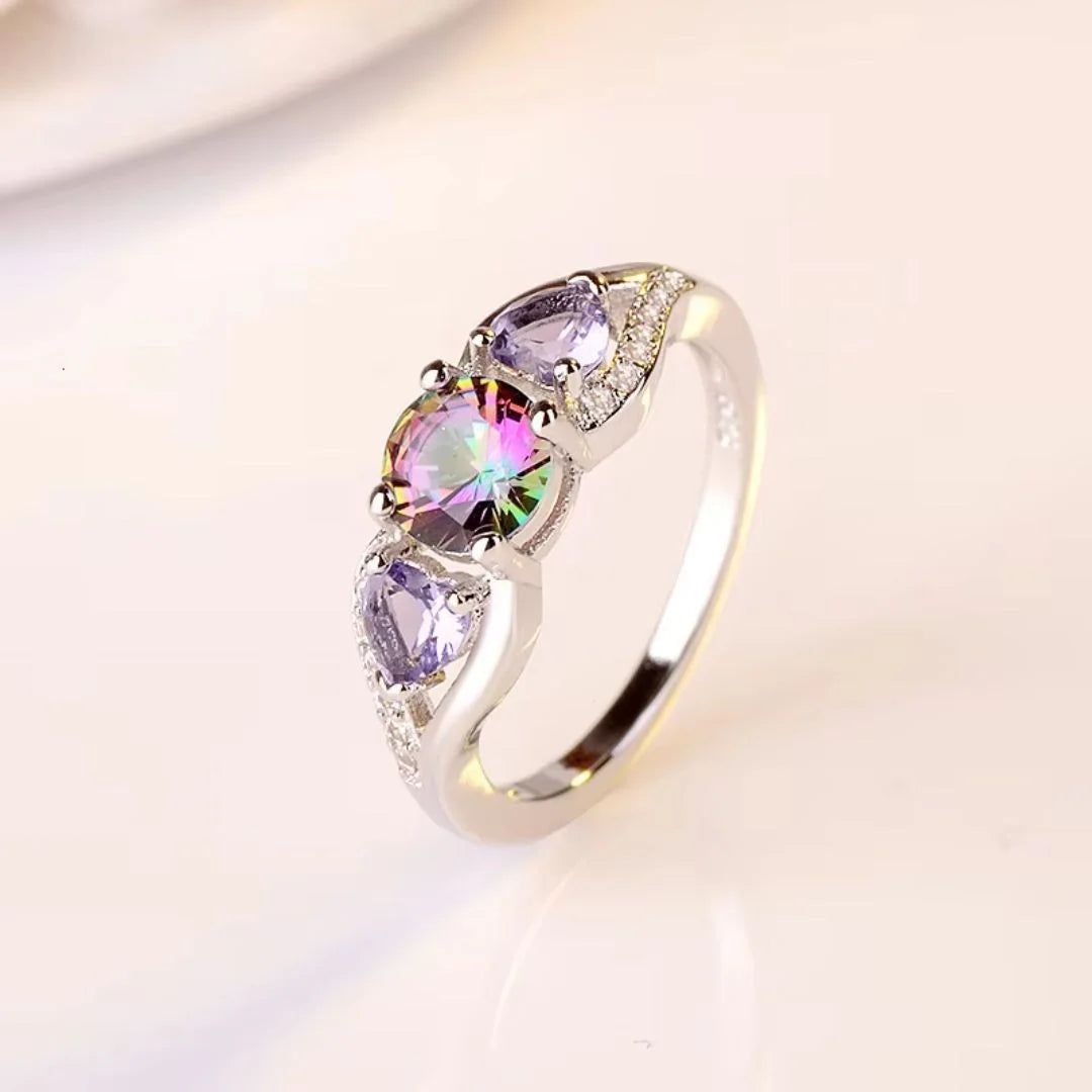 June Queen Alexandrite Birthstone Ring