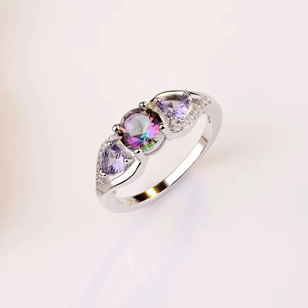June Queen Alexandrite Birthstone Ring