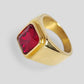 January Garnet Birthstone Ring