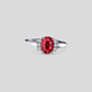 January Garnet Birthstone Ring
