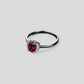 January Garnet Birthstone Ring