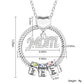 Personalized Carved MOM Pendant - Birthmonth Deals