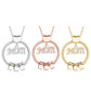 Personalized Carved MOM Pendant - Birthmonth Deals