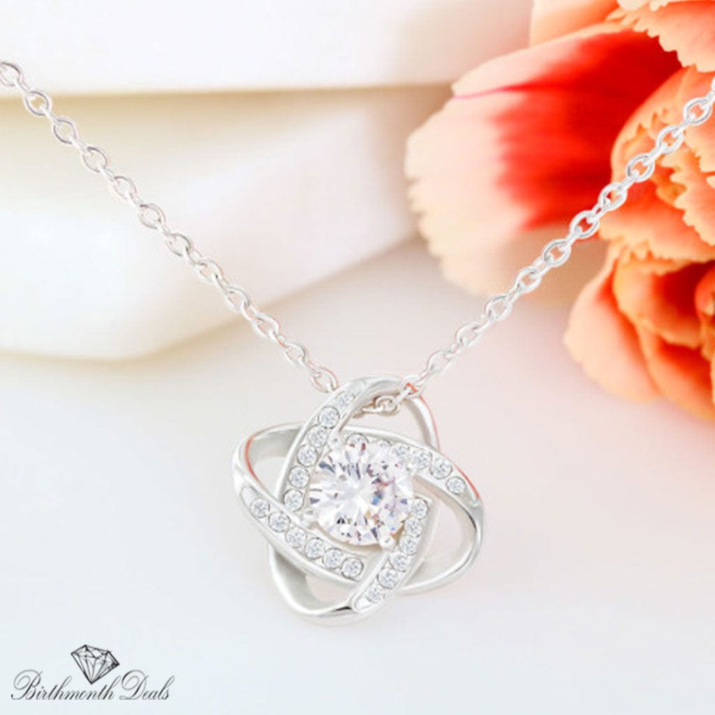 To My Soulmate - Love Knot Necklace - Birthmonth Deals