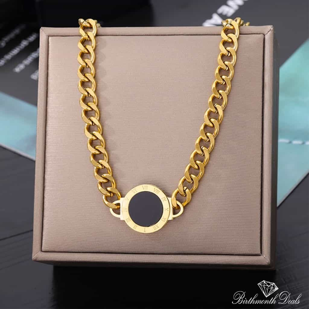 Stainless Gold Necklace Collection - Birthmonth Deals