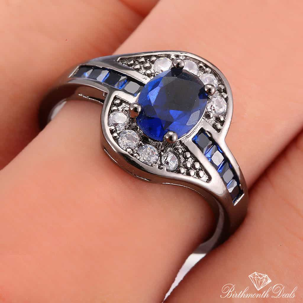 September Sapphire Birthstone Ring - Birthmonth Deals