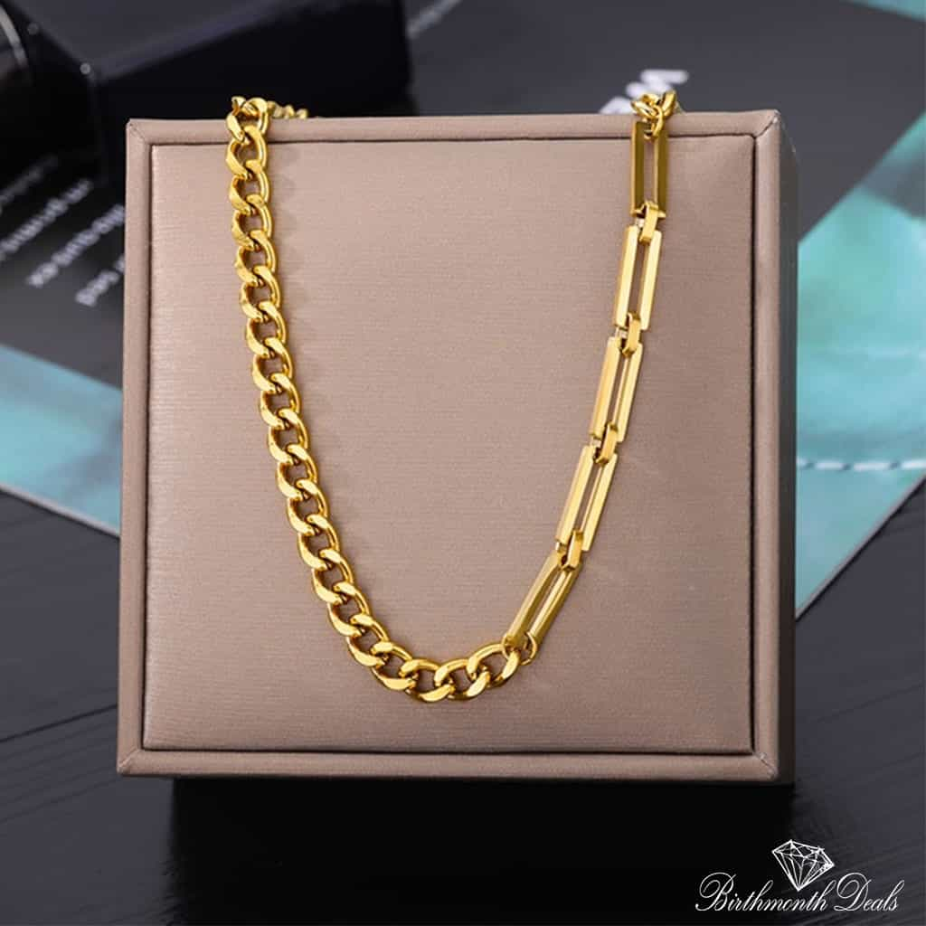 Stainless Gold Necklace Collection - Birthmonth Deals