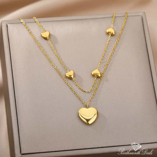 Stainless Gold Necklace Collection - Birthmonth Deals