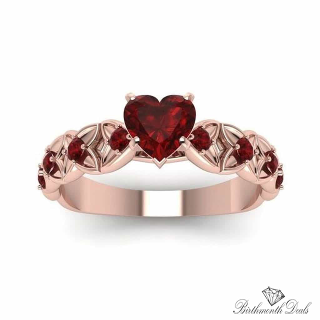 July Ruby Birthstone Ring - Birthmonth Deals