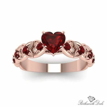 July Ruby Birthstone Ring - Birthmonth Deals