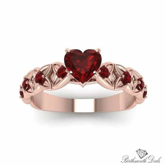 July Ruby Birthstone Ring - Birthmonth Deals