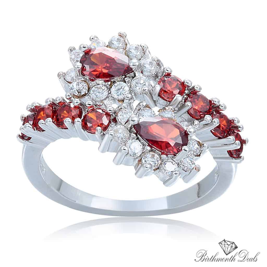 July Ruby Birthstone Ring - Birthmonth Deals
