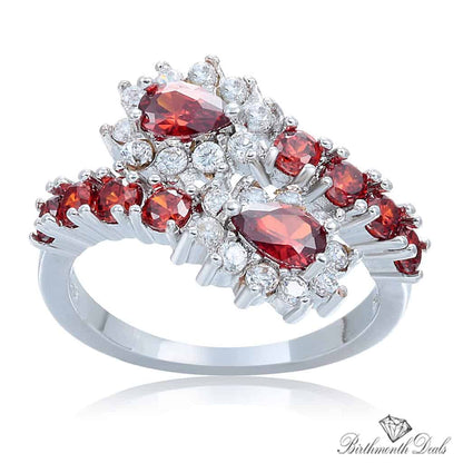 July Ruby Birthstone Ring - Birthmonth Deals
