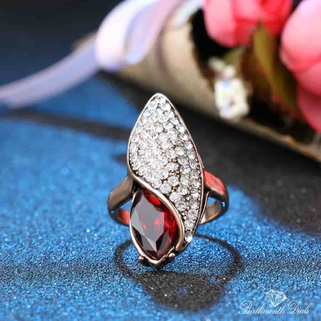 July Ruby Birthstone Ring - Birthmonth Deals