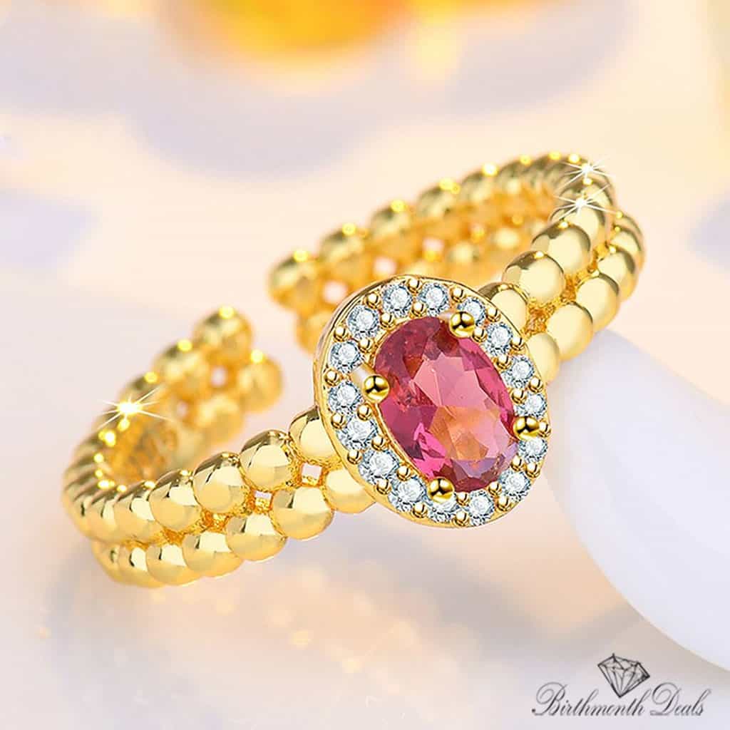 July Ruby Birthstone Ring - Birthmonth Deals