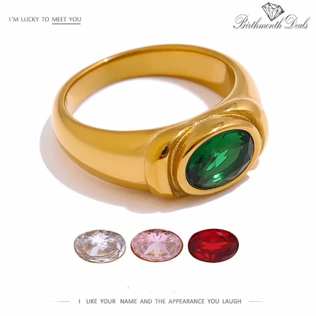 Sarah Birthstone Rings - Birthmonth Deals