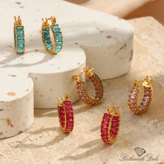 Bella Birthstone Earrings - Birthmonth Deals