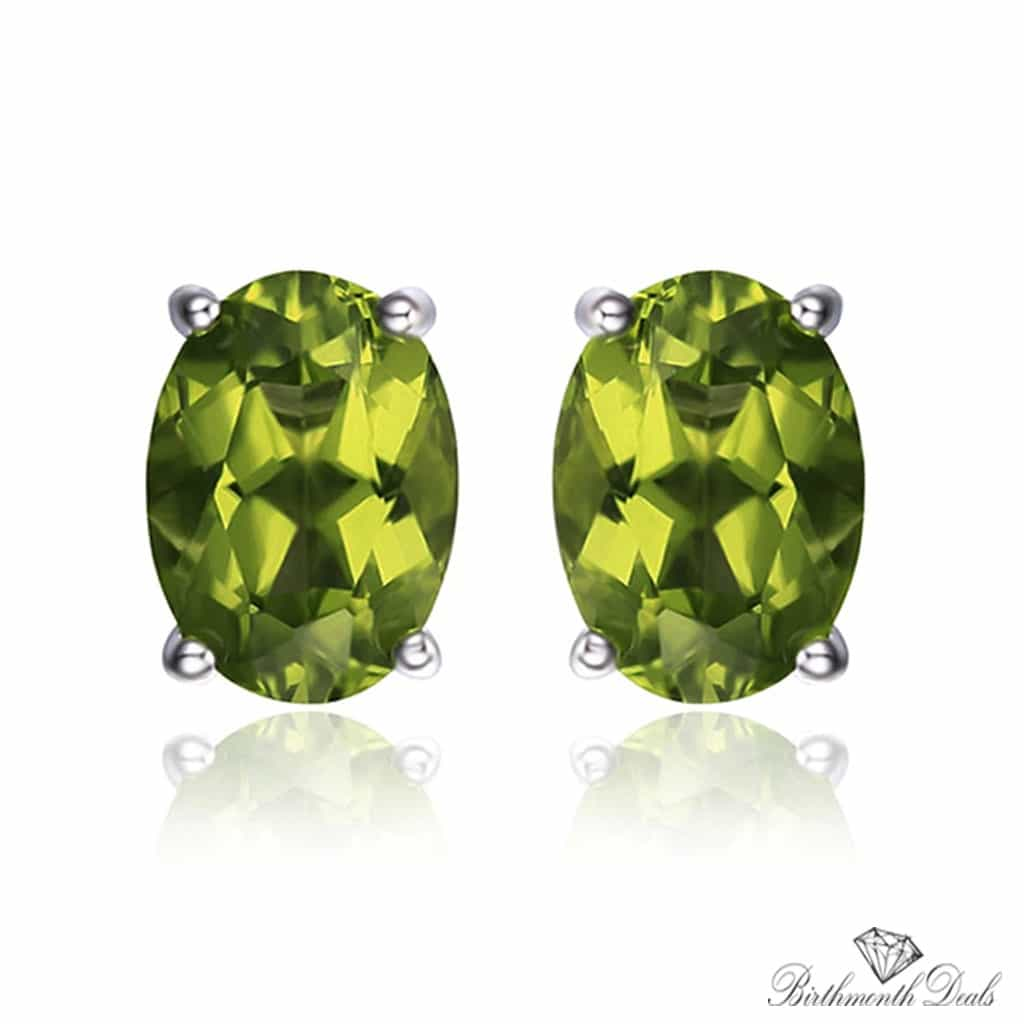 August Peridot Earrings - Birthmonth Deals