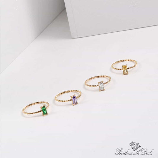 Valerie Birthstone Rings - Birthmonth Deals