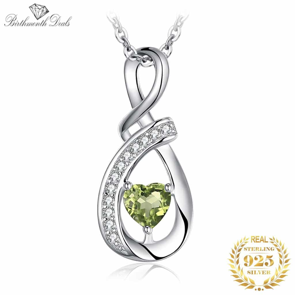 August Peridot Necklace - Birthmonth Deals