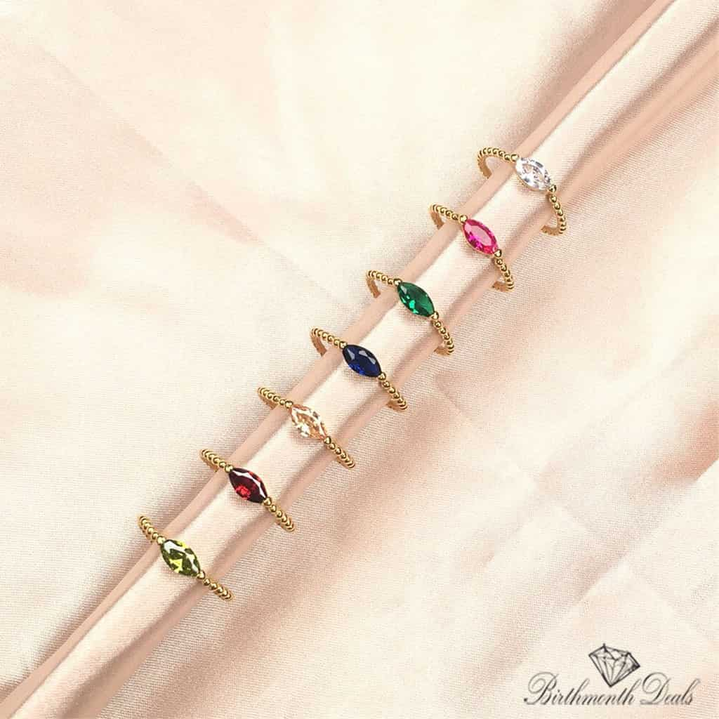 Phoebe Birthstone Rings - Birthmonth Deals