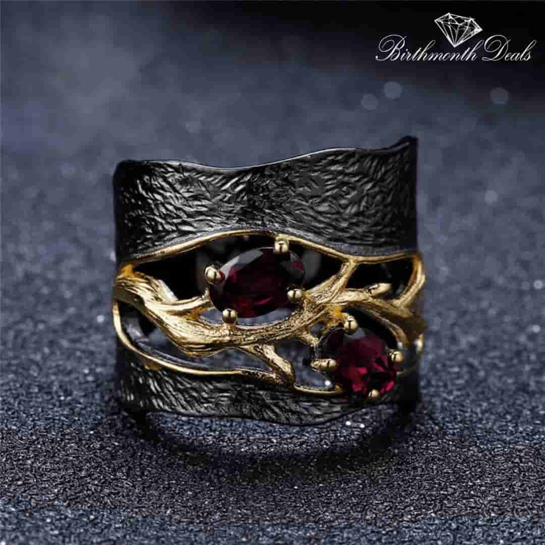 July Ruby Birthstone Ring - Birthmonth Deals