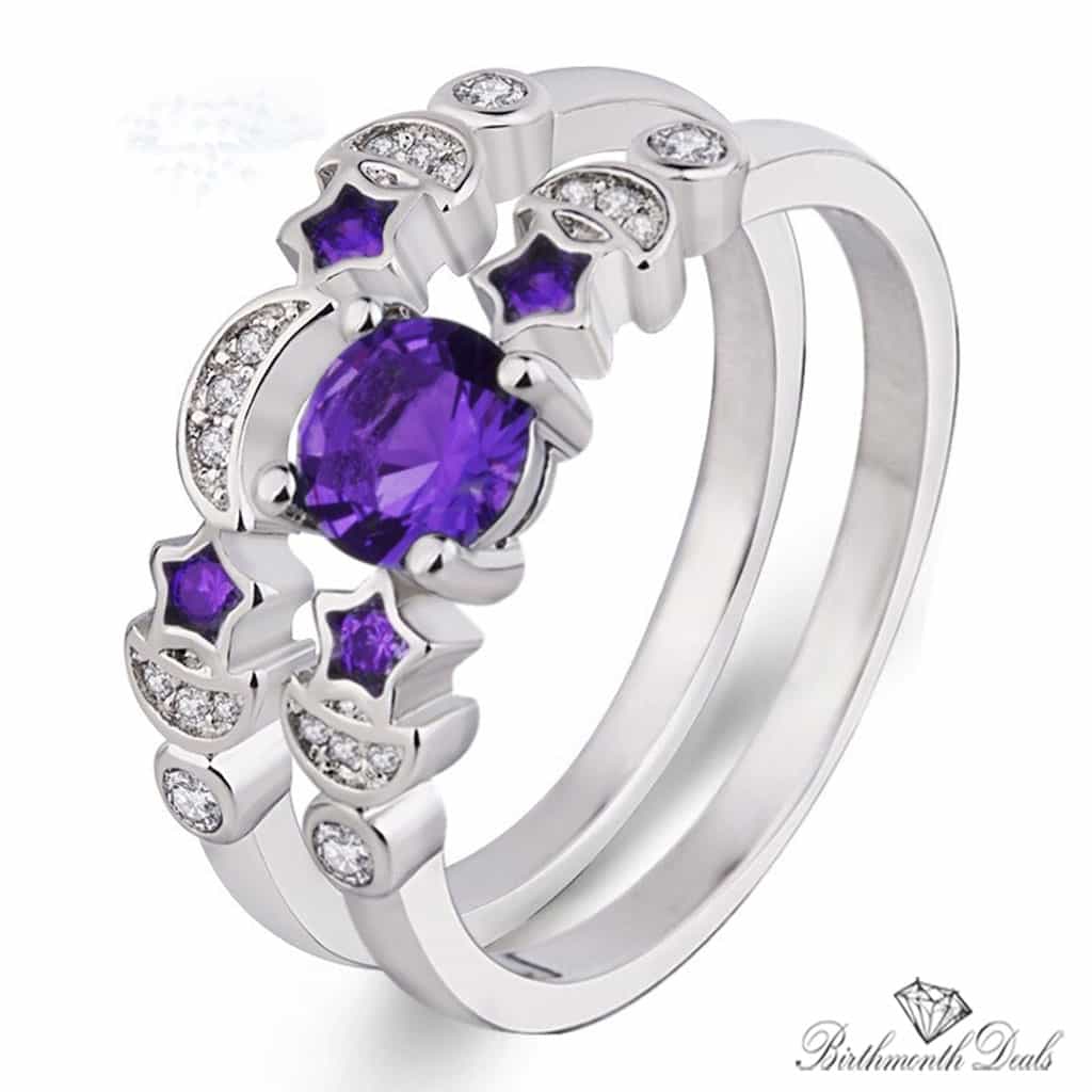 June Alexandrite Birthstone Ring - Birthmonth Deals