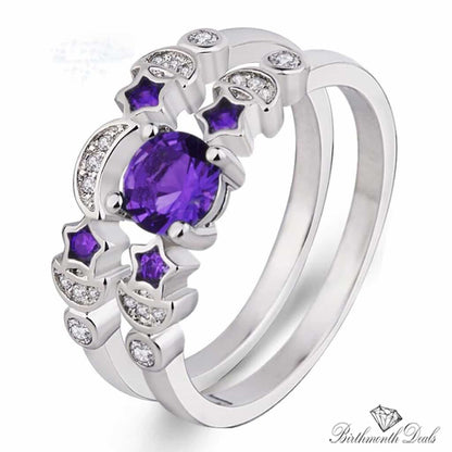 June Alexandrite Birthstone Ring - Birthmonth Deals