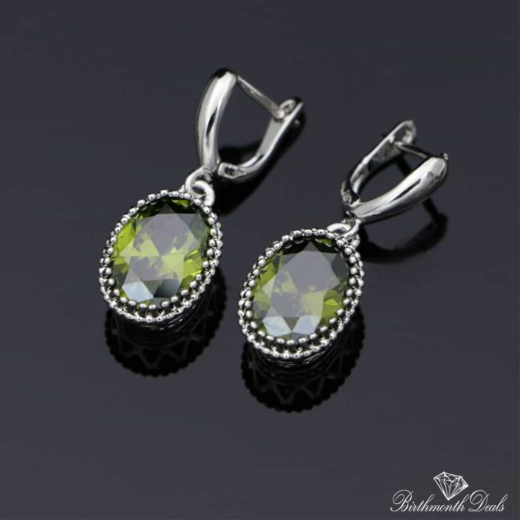 August Peridot Earrings - Birthmonth Deals