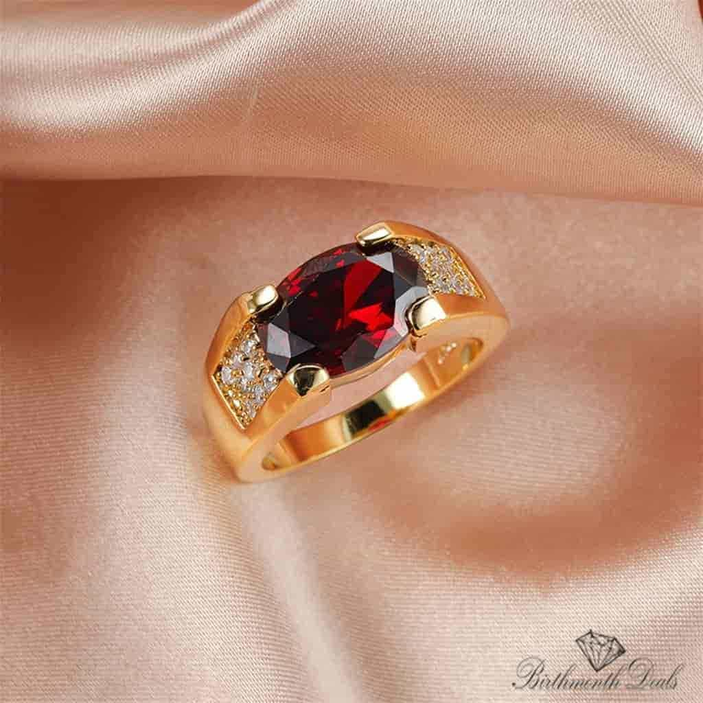 July Ruby Birthstone Ring - Birthmonth Deals