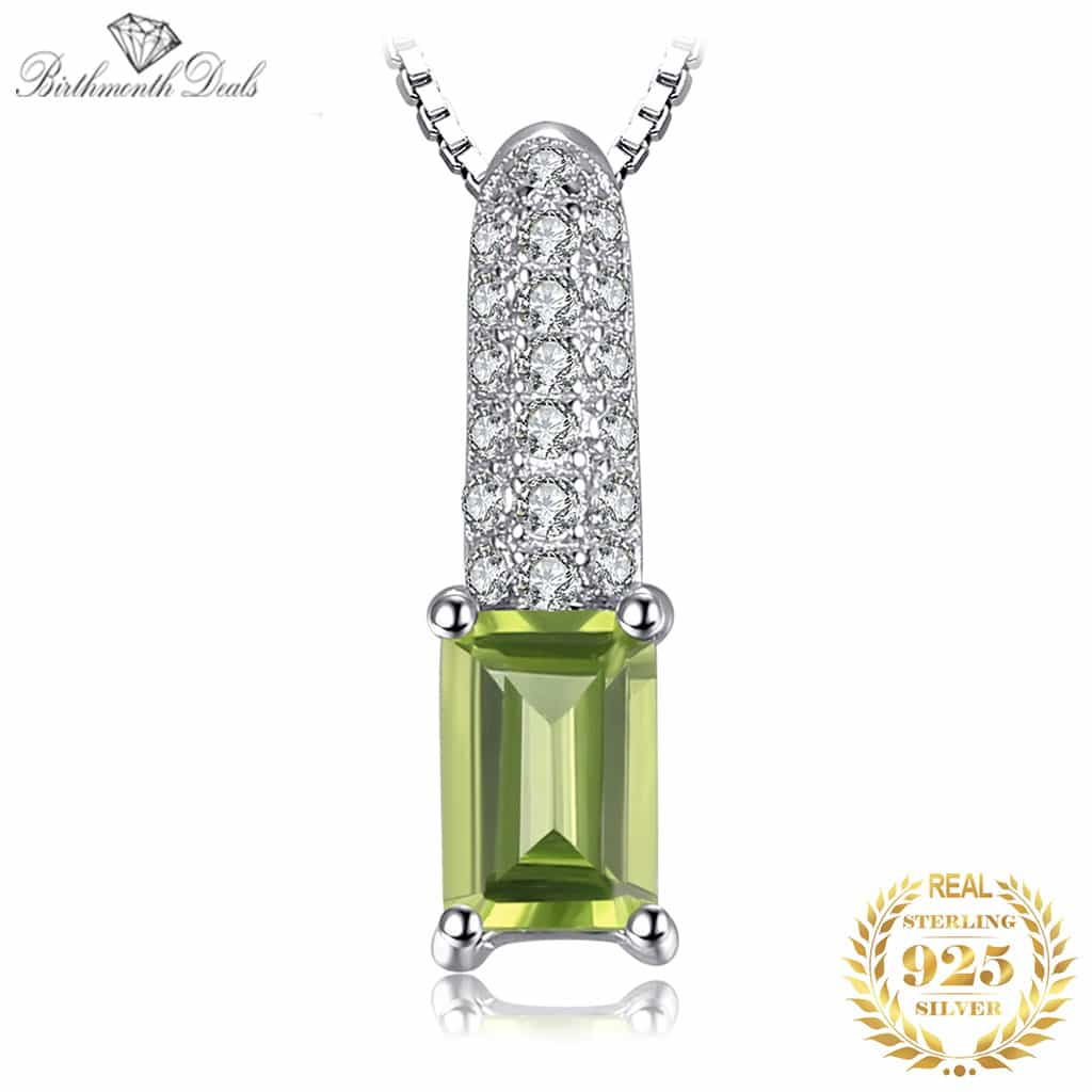 August Peridot Necklace - Birthmonth Deals