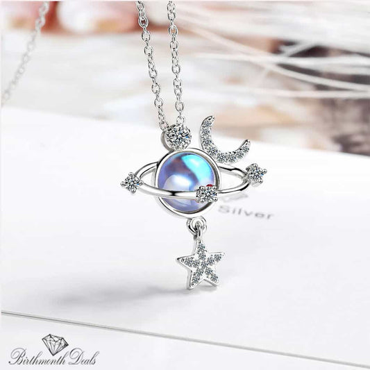 June Moonstone Necklace - Birthmonth Deals