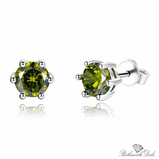 August Peridot Earrings - Birthmonth Deals