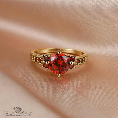 July Ruby Birthstone Ring - Birthmonth Deals