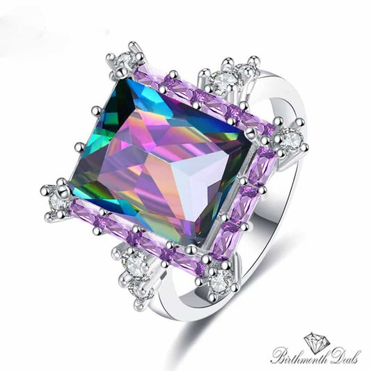 June Alexandrite Birthstone Ring