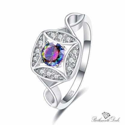 June Alexandrite Birthstone Ring - Birthmonth Deals