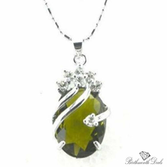 August Peridot Necklace - Birthmonth Deals