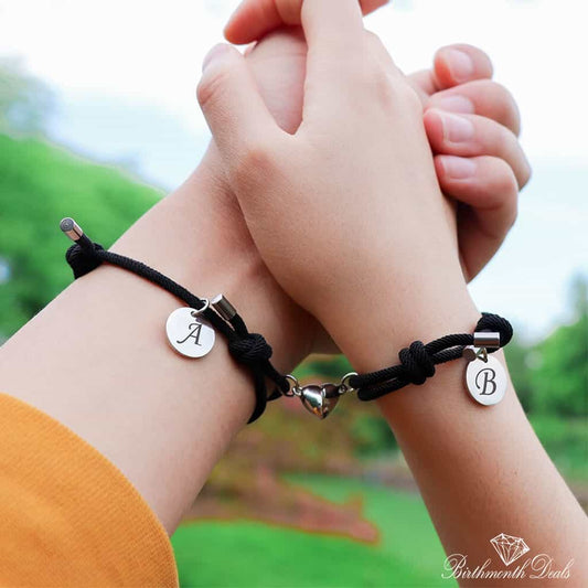 Magnetic Initial Bracelets - Birthmonth Deals