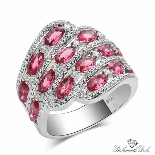 July Ruby Birthstone Ring - Birthmonth Deals