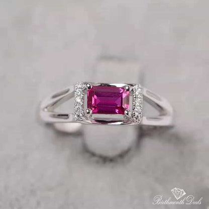 July Ruby Birthstone Ring - Birthmonth Deals